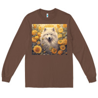 Chestnut samoyed Long Sleeve Tee - Unal Design