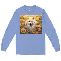 Colony Blue samoyed Long Sleeve Tee - Unal Design