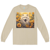 Mushroom samoyed Long Sleeve Tee - Unal Design