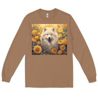 Toasted Coconut samoyed Long Sleeve Tee - Unal Design