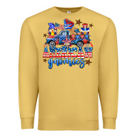 Antique Gold American truck gnomes Premium Sweatshirt - AdoDesignShop