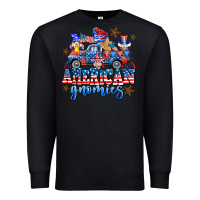 Black American truck gnomes Premium Sweatshirt - AdoDesignShop