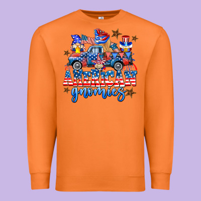 American Truck Gnomes Premium Sweatshirt Designed By Adodesignshop