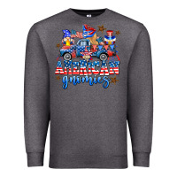 Charcoal Heather American truck gnomes Premium Sweatshirt - AdoDesignShop