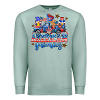 Seafoam American truck gnomes Premium Sweatshirt - AdoDesignShop