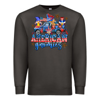 Smoke American truck gnomes Premium Sweatshirt - AdoDesignShop