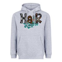 Heather Grey hair hustler Heavyweight Hoodie - SublimationCraftShop