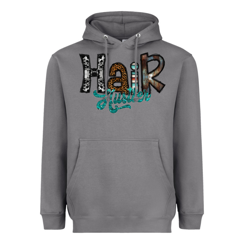 Hair Hustler Heavyweight Hoodie by SublimationCraftShop | Teevron