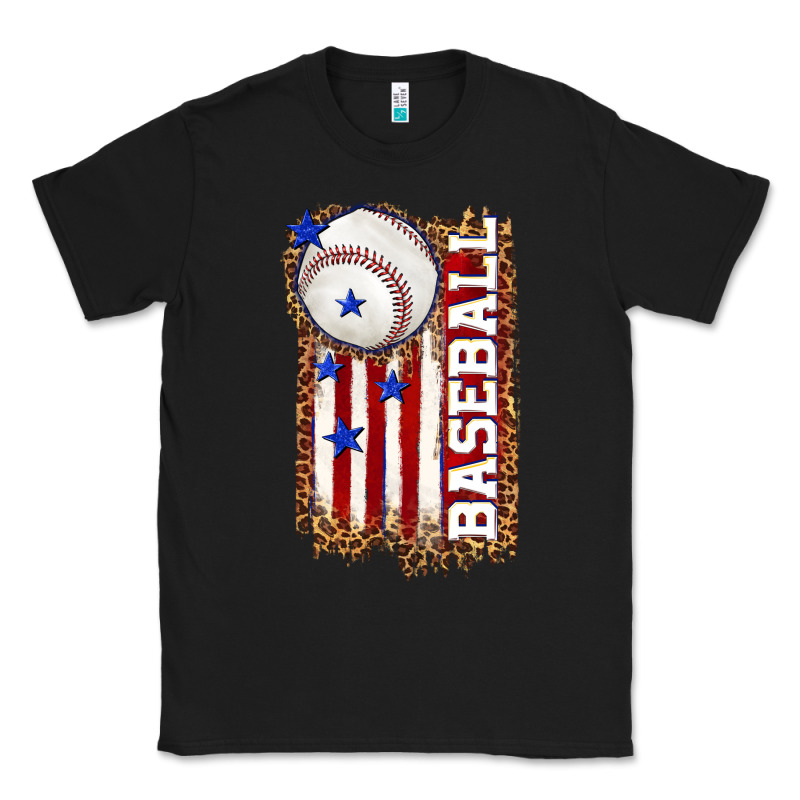 Baseball American Flag Classic Tee by texasbilliewilder | Teevron