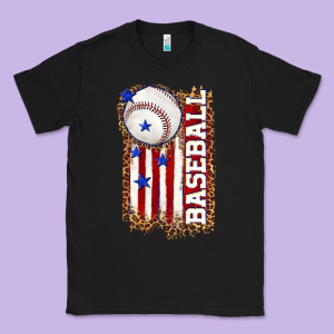 Baseball American Flag Classic Tee Designed By Texasbilliewilder