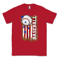 Red baseball american flag Classic Tee - texasbilliewilder