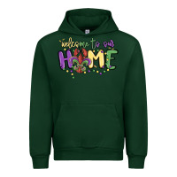 Forest Green welcome to our home Urban Hoodie - MaliasSmallBusiness
