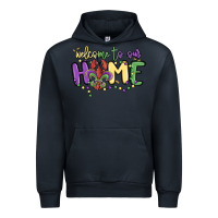 Navy welcome to our home Urban Hoodie - MaliasSmallBusiness
