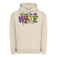 Pigment French Oak welcome to our home Urban Hoodie - MaliasSmallBusiness