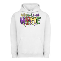 Pigment Lunar Rock welcome to our home Urban Hoodie - MaliasSmallBusiness