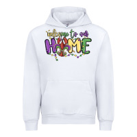 White welcome to our home Urban Hoodie - MaliasSmallBusiness