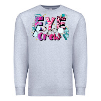 Heather Grey eye crew Premium Sweatshirt - JahusDesignShop