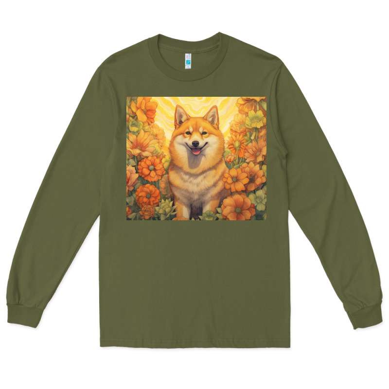 Shiba Inu Long Sleeve Tee by Unal Design | Teevron