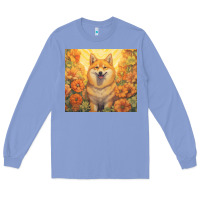 Colony Blue shiba inu Long Sleeve Tee - Unal Design