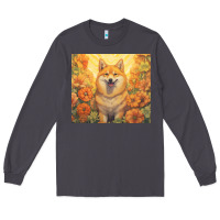Smoke shiba inu Long Sleeve Tee - Unal Design