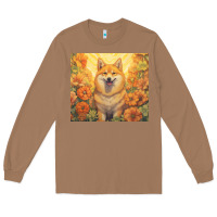 Toasted Coconut shiba inu Long Sleeve Tee - Unal Design