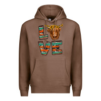 Chestnut love highland cow Premium Hoodie - Jasminsmagicworld