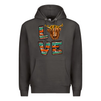 Smoke love highland cow Premium Hoodie - Jasminsmagicworld