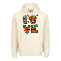 Tofu love highland cow Premium Hoodie - Jasminsmagicworld