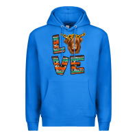 True Royal love highland cow Premium Hoodie - Jasminsmagicworld