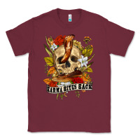 Burgundy karma bites back Classic Tee - RanaPortraitStore