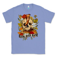 Colony Blue karma bites back Classic Tee - RanaPortraitStore