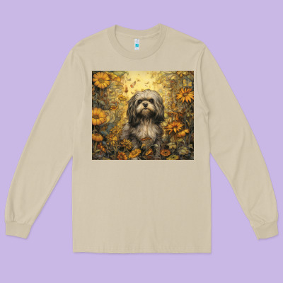 Long Sleeve Tee shih tzu