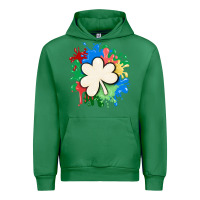 Emerald st patricks day shamrock autism Urban Hoodie - MaliasSmallBusiness
