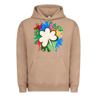 Pigment Burro st patricks day shamrock autism Urban Hoodie - MaliasSmallBusiness