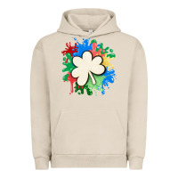Pigment French Oak st patricks day shamrock autism Urban Hoodie - MaliasSmallBusiness
