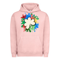 Pigment Salmon st patricks day shamrock autism Urban Hoodie - MaliasSmallBusiness
