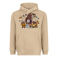 Mushroom Witch Please Heavyweight Hoodie - CowhideDigitalArt