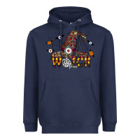 Navy Witch Please Heavyweight Hoodie - CowhideDigitalArt