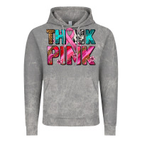 Cloud Rock think pink cancer ribbon Vintage Hoodie - AdoDesignShop