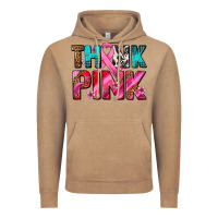 Vintage Coffee think pink cancer ribbon Vintage Hoodie - AdoDesignShop
