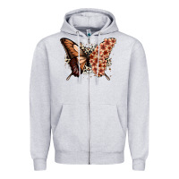 Melanin  Butterfly Zipper Hoodie | Teevron