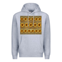Heather Grey leopard glitter sunflower tumbler Premium Hoodie - Jasminsmagicworld