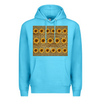 Ocean Blue leopard glitter sunflower tumbler Premium Hoodie - Jasminsmagicworld