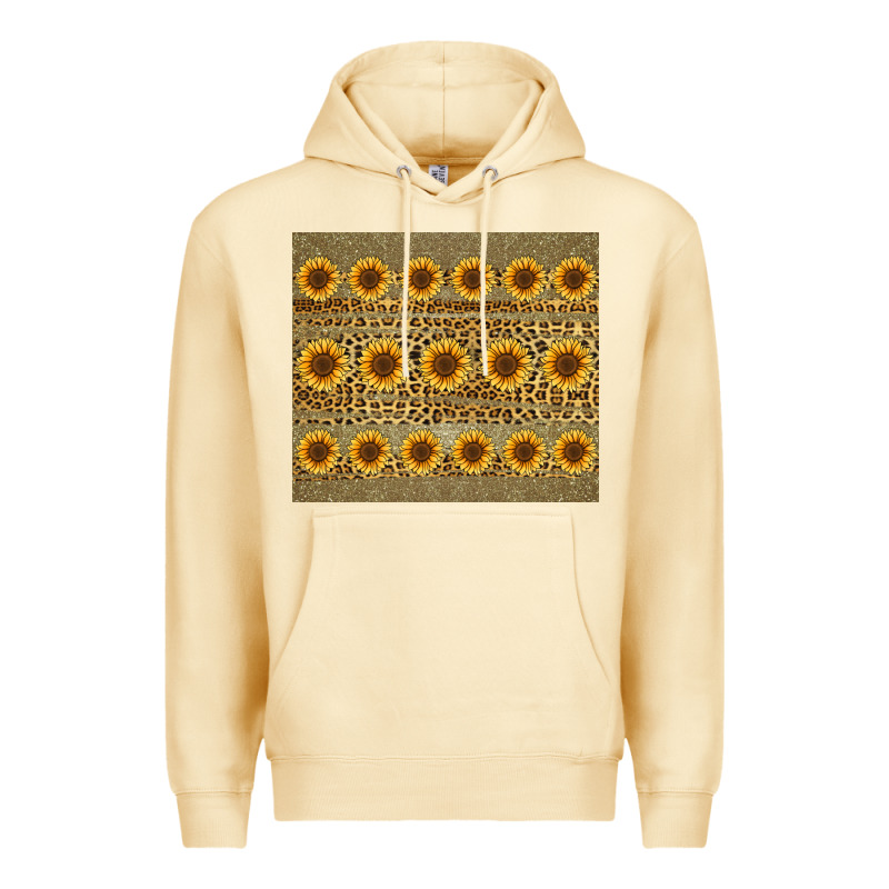 Leopard Glitter Sunflower Tumbler Premium Hoodie by Jasminsmagicworld | Teevron