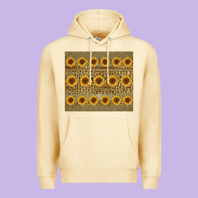 Leopard Glitter Sunflower Tumbler Premium Hoodie Designed By Jasminsmagicworld