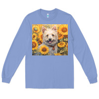Colony Blue westie Long Sleeve Tee - Unal Design