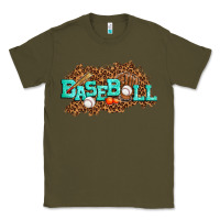 Army Green baseball Classic Tee - texasbilliewilder
