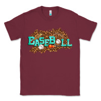 Burgundy baseball Classic Tee - texasbilliewilder