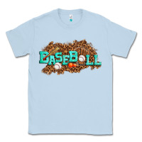 Dusty Blue baseball Classic Tee - texasbilliewilder