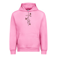 Fuchsia Pink faith cross Urban Hoodie - MaliasSmallBusiness